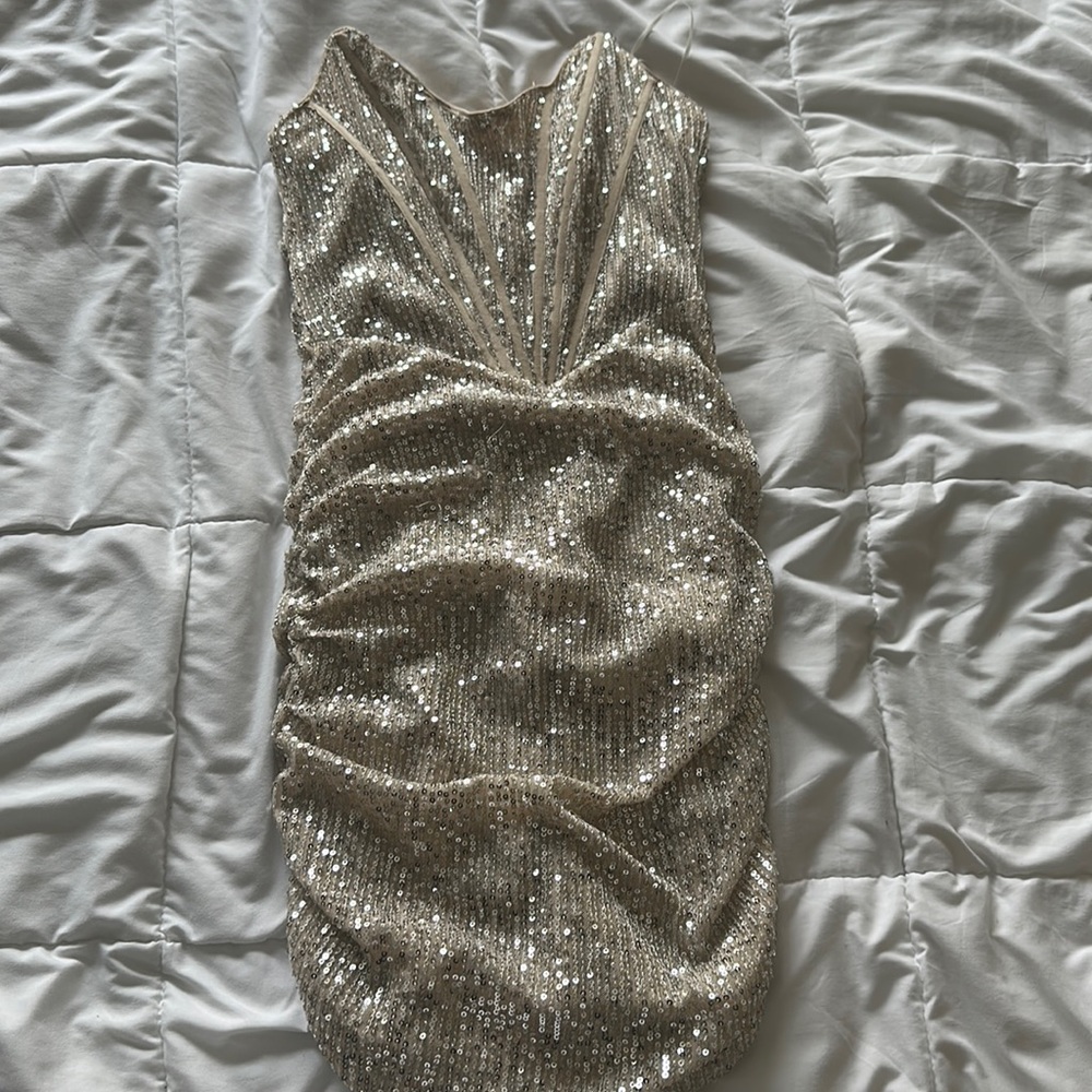 Hello Molly Strapless Dress only worn once
